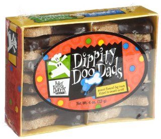 Big Bark Bakery Dippity Doo Dads, Peanut Flavored Dog Treats, 4 Ounce Boxes (Pack of 4)  Pet Snack Treats 
