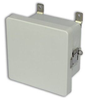 Allied Moulded AM664L AM Series Fiberglass JIC Size Junction Box, Snap Latch and Hinged Cover   Electrical Boxes  