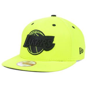 Los Angeles Lakers New Era NBA Hardwood Classics All Neon 9FIFTY Snapback Cap