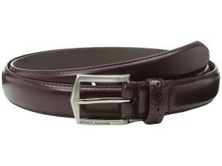 Stacy Adams 30mm Pinseal Leather Belt Mens Belts (Burgundy)