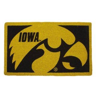 Iowa Hawkeyes Welcome Mat  Doormats  Sports & Outdoors