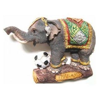 Thai Elephant Soccer Football Thailand Souvenir 3D Thai Magnet Hand Made Craft Toys & Games