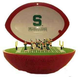 University Classics Pigskin Marching Band   Officially Licensed Michigan State, Plays "Fight Song"   Jewelry Music Boxes