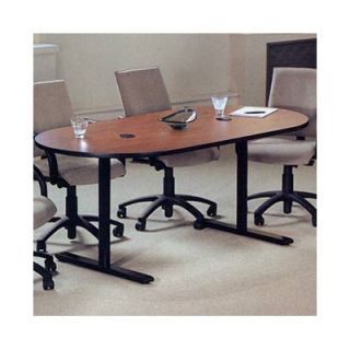 Bretford 10 Deep Race Track Conference Table RAE Series Finish Wild Cherry,
