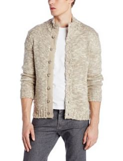 Calvin Klein Sportswear Men's Chunky Button Front Cardigan, Cobblestone Mar, Small at  Mens Clothing store Cardigan Sweaters