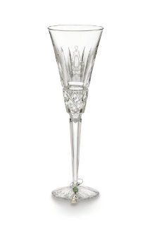 Waterford Crystal 8th Edition 12 Days of Christmas Champagne Flute, Eight Maids a Milking Champagne Glasses Kitchen & Dining