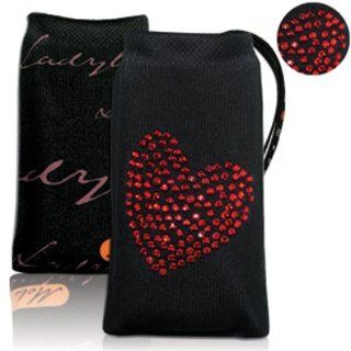 MOBO O02103 SOCK HEART 2 (5418) Case   1 Pack   Retail Packaging   Black Cell Phones & Accessories