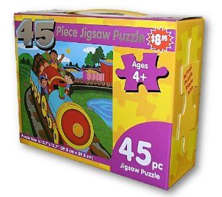 45 Piece Jigsaw Puzzle   Train Ride Toys & Games