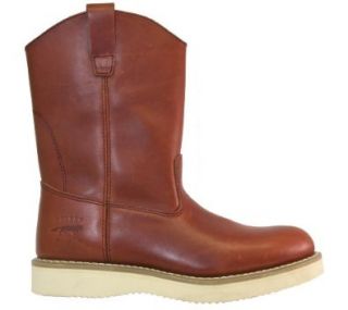 Golden Fox 11" Wellington Oil Full Grain Leather, Light Weight Soft Toe Boot Industrial And Construction Shoes Shoes