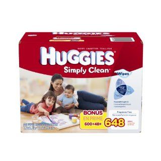 Huggies Simply Clean Baby Wipes, Refill, 648 Count Health & Personal Care