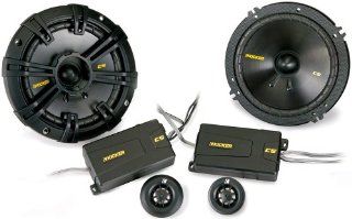 Kicker 40CSS674 6 3/4" Component Speaker   Pair (Black)  Component Vehicle Speaker Systems 