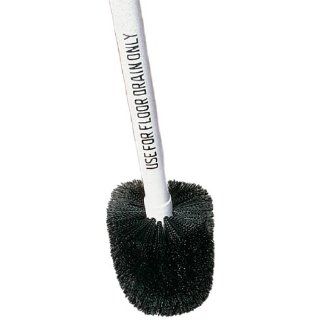 Carlisle 4109300 Flo Pac Plastic Handle Floor Drain Brush, Polypropylene Bristles, 5" Diameter Bristle, 6 1/4" Length Brush, Black Cleaning Brushes