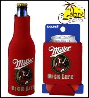 (2) Miller High Life Beer Can & Bottle Koozie Cooler  Miller Beer Coozies  Sports & Outdoors