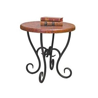Milan End Table with 24" Round Top   Decorative Signs