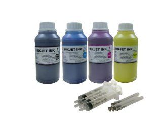 NDTM Brand Dinsink 4 X 10OZ Pigment Ink for Epson 676 T676 T676XL Workforce WP 4020 WP 4530 WP 4540.The item with ND Logo