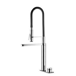 KWC 10.651.122.000   Ono Electronic Kitchen Faucet with Highflex Spring Hose   All Chrome Finish   Touchless Kitchen Sink Faucets  
