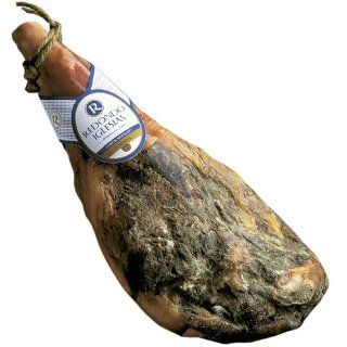 Jamon Serrano Ham, Bone in, Reserva imported from Spain. Aged 18 months. 15lbs  Grocery & Gourmet Food