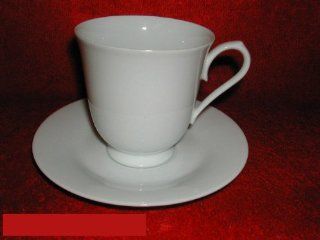 Noritake Remembrance White #3/678 Cups & Saucers Kitchen & Dining