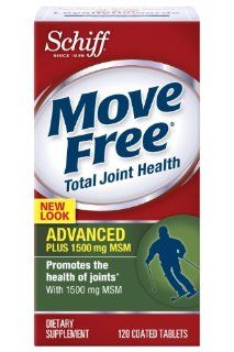Move Free Advanced Glucosamine Chondroitin Joint Supplement with Hyaluronic Acid and MSM, 120 Count Health & Personal Care