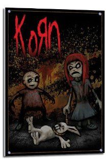 Korn Dead Bunny Poster Float Mounted   90 x 60cms (Approx 36 x 24 Inches)   Prints