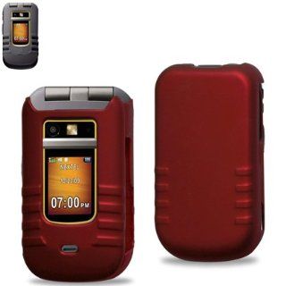 Reiko Premium Durable Rubberized Protective Case for Motorola Brute   Retail Packaging   Red Cell Phones & Accessories