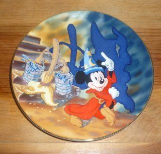 Mickey Mouse Sorcerer's Apprentice Fantasia Plate  Dinner Plates  