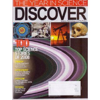 Jan 2009 *DISCOVER* Magazine Featuring, The 100 Top SCIENCE STORIES of 2008 Books