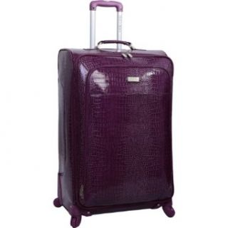 Ellen Tracy Luggage Croco Lux 25" Exp. Spinner (Pink) Clothing