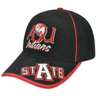 NCAA Arkansas State Indians Constructed Curved Bill Velcro ASU Black Hat Cap  Sports Fan Baseball Caps  Sports & Outdoors