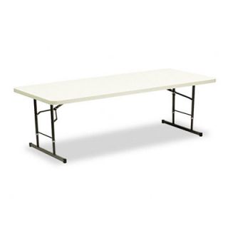Iceberg Enterprises Adjustable Height Folding Table, 96w x 30d x 25