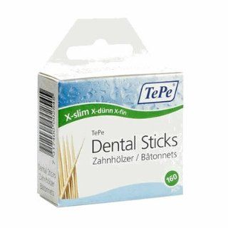 Dental Sticks Extra Slim Birch 160 Sticks Health & Personal Care