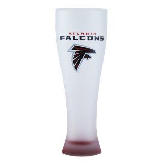 NFL Atlanta Falcons Frosted Pilsner Glass with Bottom Spray, 23 Ounce, Clear  Beer Glasses  Sports & Outdoors