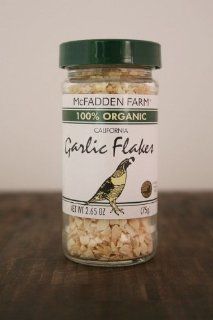 McFadden Farm Organic Garlic Flakes  Garlic Salts  Grocery & Gourmet Food