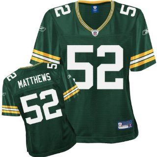 Reebok Green Bay Packers Clay Matthews Women's Premier Jersey Medium  Sports Fan Jerseys  Sports & Outdoors