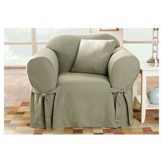 Cotton Duck Club Chair Slipcover