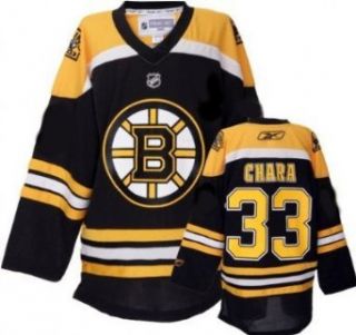 Zdeno Chara Boston Bruins Black NHL Kids Replica Jersey (Kids 4 7) Clothing