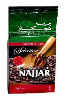 Najjar Cafe Classic With Cardamom Coffee (pure Brazillian Blend)   7oz (Pack of 2)  Grocery & Gourmet Food
