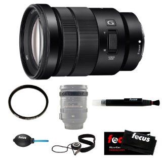 Sony SELP18105G E PZ 18 105mm F4 G OSS Mid Range Zoom Lens with Tiffen 72mm UV Protector Filter and Accessories  Digital Slr Camera Lenses  Camera & Photo