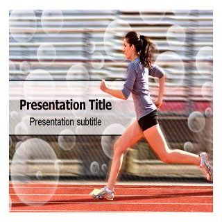 Athlete Powerpoint Template   Athlete Powerpoint (PPT) Backgrounds Slides Software