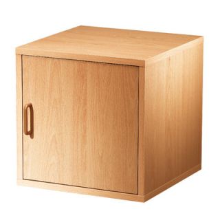 Foremost Modular Storage Cube with Door in Honey