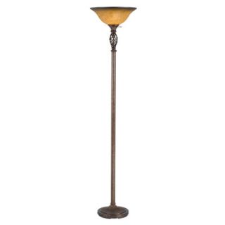 Cal Lighting Twisted Torchiere Floor Lamp