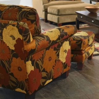 Jackson Furniture Hartwell Velvet Chair and Ottoman