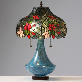 Warehouse of Tiffany Ceramic Base Twisted Table Lamp