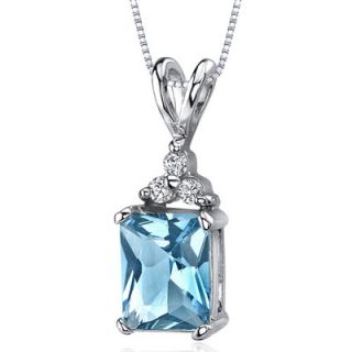 Oravo Dynamic Seduction 2.50 Carats Radiant Shape Swiss Blue Topaz