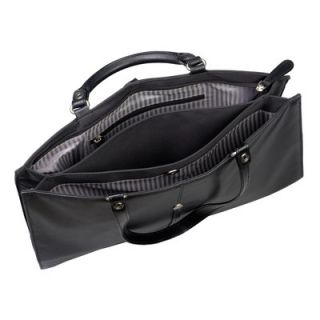 Winn International Ladies Leather Briefcase with Interchangeable