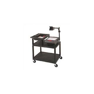 Stand Up Table for Large Overhead Projectors with Top Shelf Storage