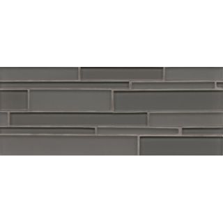 Bedrosians Mosaic Random Interlocking Gloss/Matte Tile in Pelican