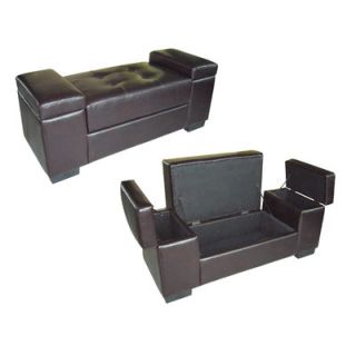 ORE Faux Leather Storage Bench
