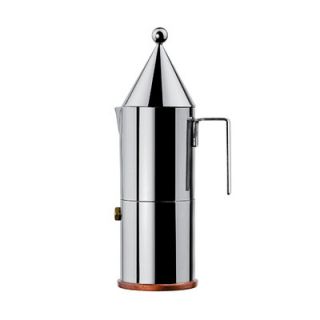 Alessi La Conica Espresso / Coffee Maker in Mirror Polished by Aldo