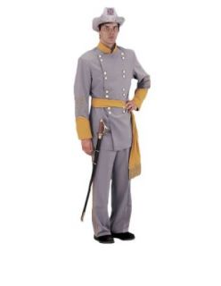 Tabi's Characters Men's Civil War Confederate Officer Theatrical Costume Clothing